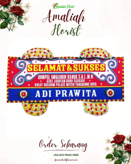 Papan Bunga Ucapan Selamat Tegalombo